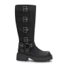 Biker boots med trendy detaljer