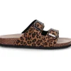 Fotseng sandal med leopard print