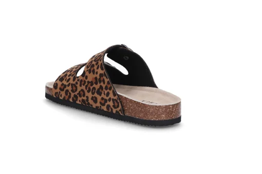 Fotseng sandal med leopard print