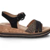 Komfortabel sandal på kilesåle