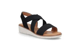 Komfortabel sandal på kilesåle