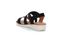 Komfortabel sandal på kilesåle