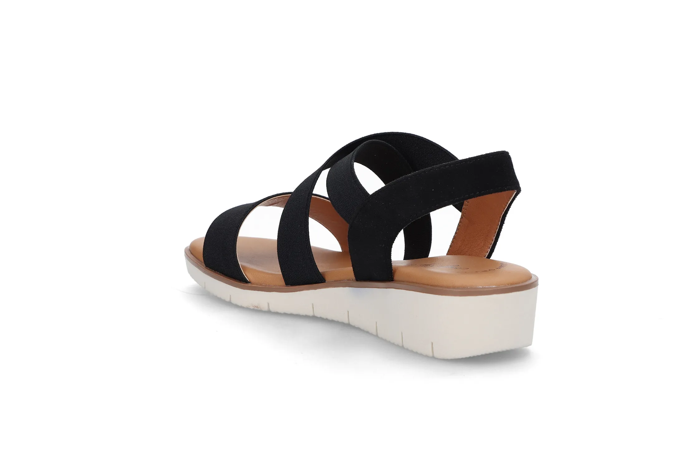 Komfortabel sandal på kilesåle