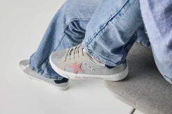 Trendy sneakers med glitter